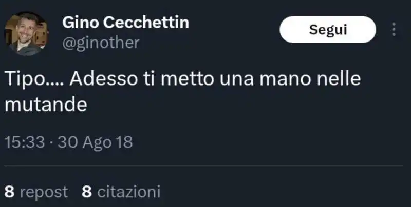 i vecchi tweet attribuiti a gino cecchettin   3