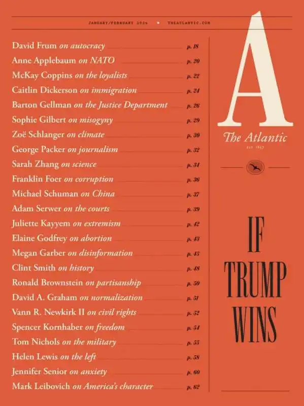 IF TRUMP WINS - SPECIALE DI THE ATLANTIC SULLA POSSIBILE RIELEZIONE DI DONALD TRUMP