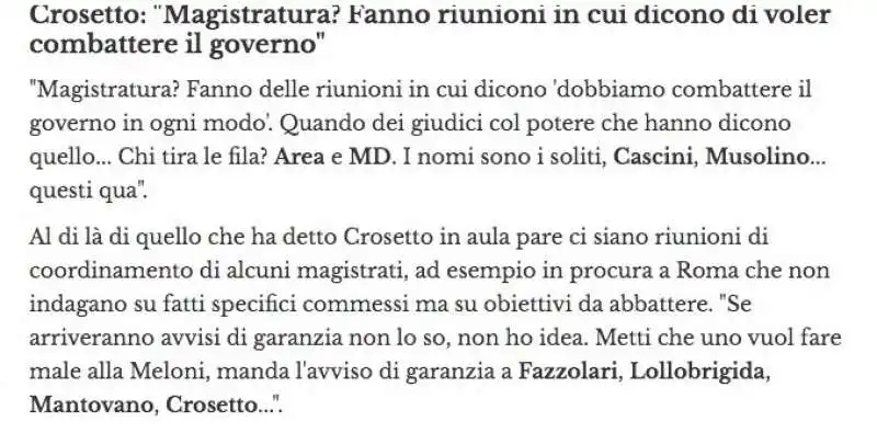 IL GIORNALE D ITALIA INTERVISTA GUIDO CROSETTO 4