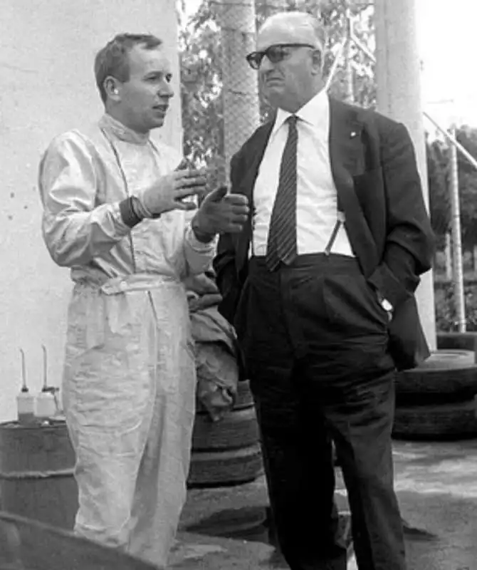 john surtees  enzo ferrari