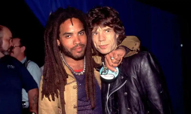 LENNY KRAVITZ E MICK JAGGER 