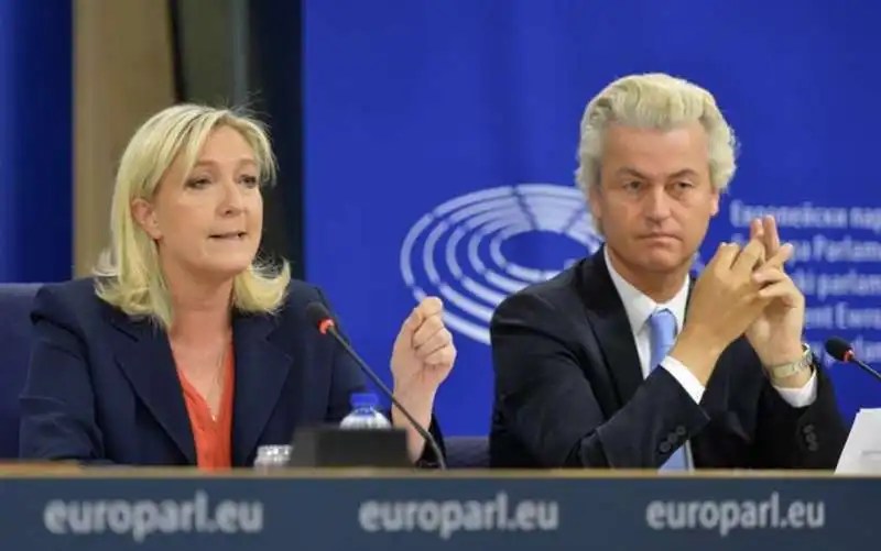 MARINE LE PEN GEERT WILDERS 