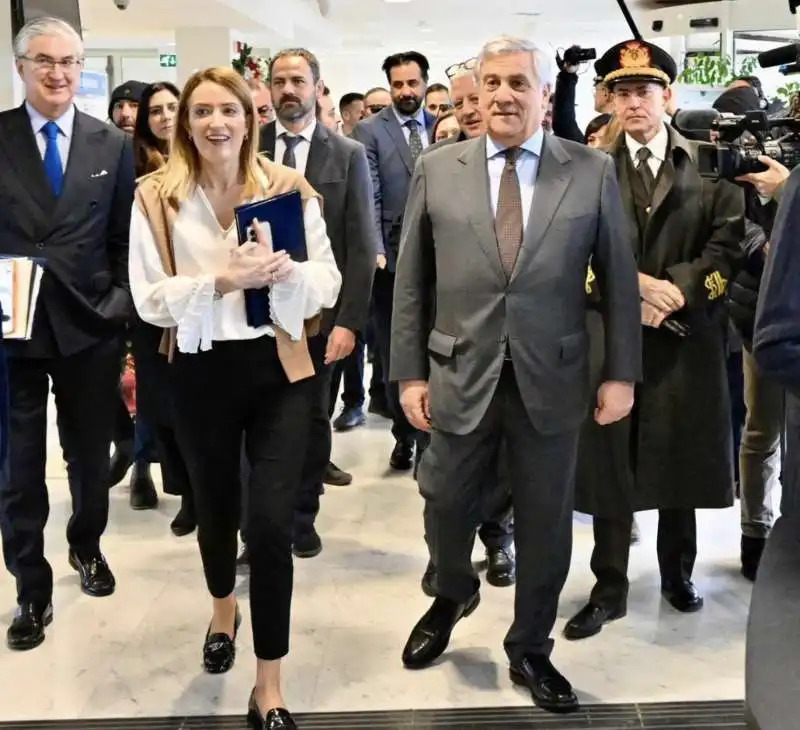 ROBERTA METSOLA E ANTONIO TAJANI A CATANZARO 