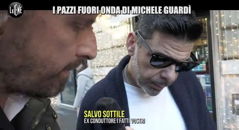 salvo sottile.     servizio delle iene su michele guardi   