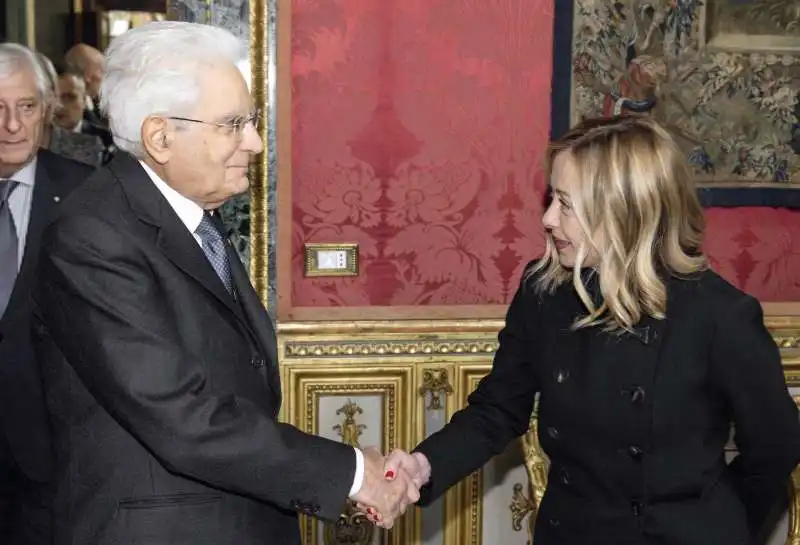 SERGIO MATTARELLA GIORGIA MELONI