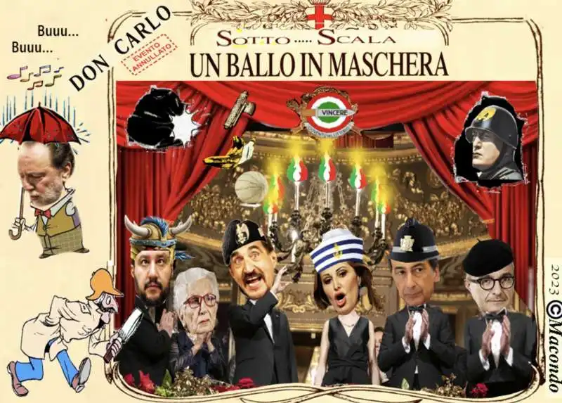 SOTTO SCALA UN BALLO IN MASCHERA - VIGNETTA BY MACONDO 