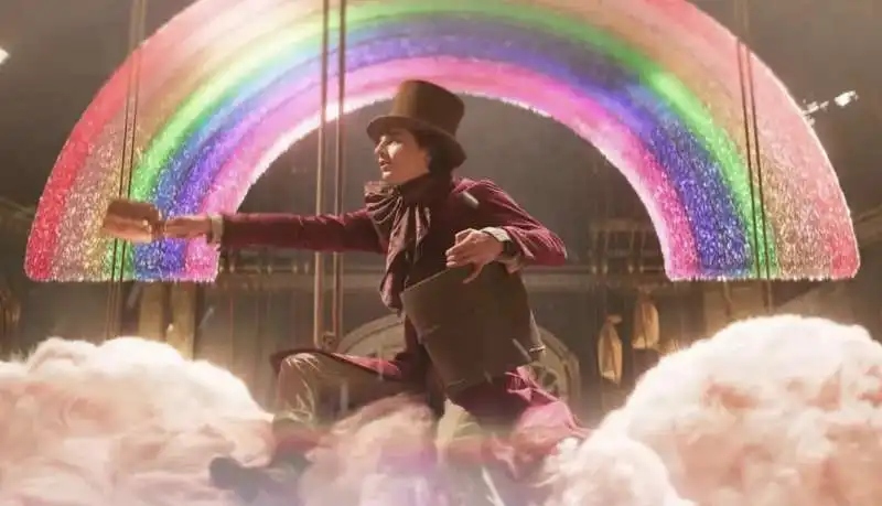 timothee chalamet in wonka 4