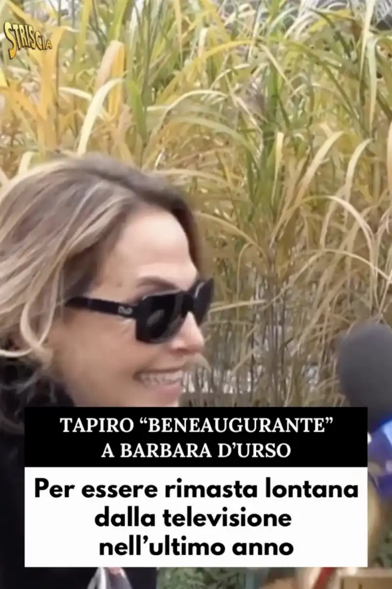 BARBARA DURSO - TAPIRO D ORO STRISCIA LA NOTIZIA