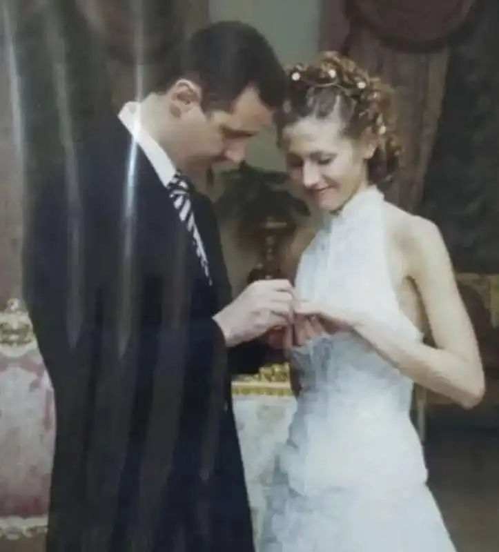 bashar al assad matrimonio con asma 