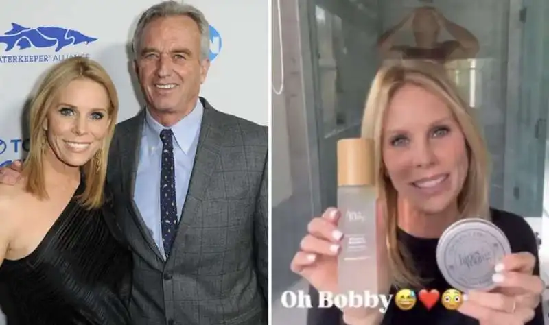 bobby kennedy nudo sotto la doccia con la moglie cheryl hines   1