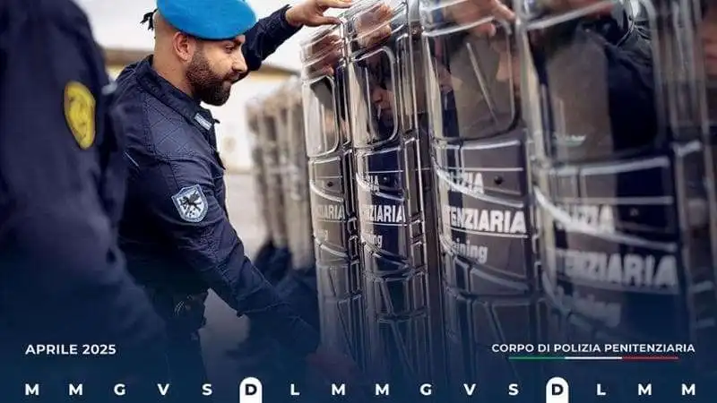 calendario polizia penitenziaria 2025  