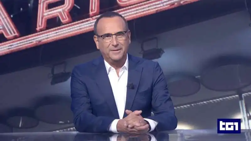 CARLO CONTI ANNUNCIA I BIG DI SANREMO AL TG1