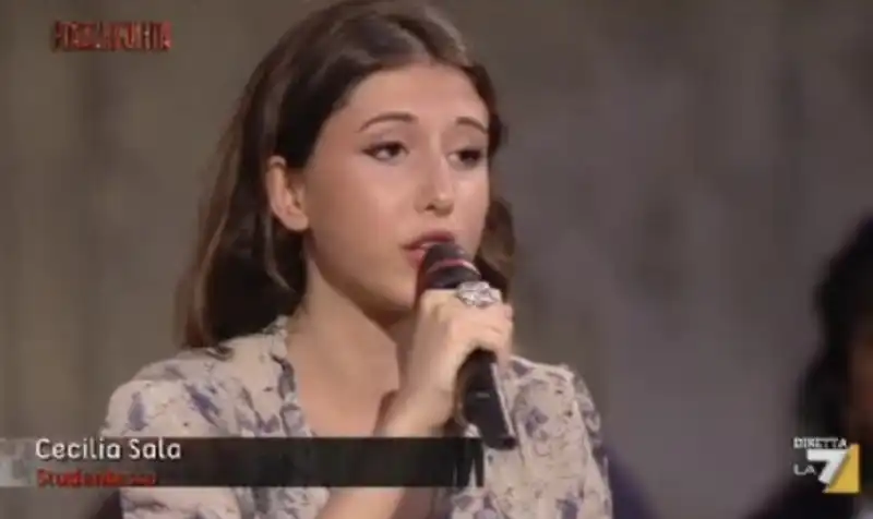 CECILIA SALA AI TEMPI DEL LICEO A PIAZZAPULITA