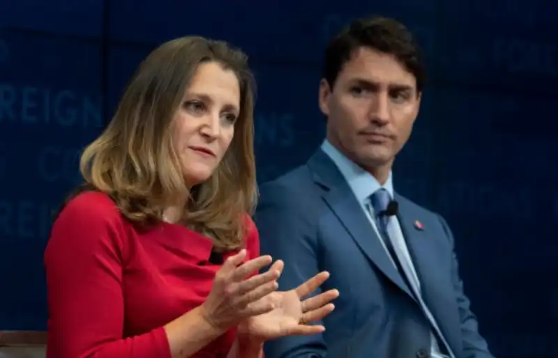 Chrystia Freeland Justin Trudeau 