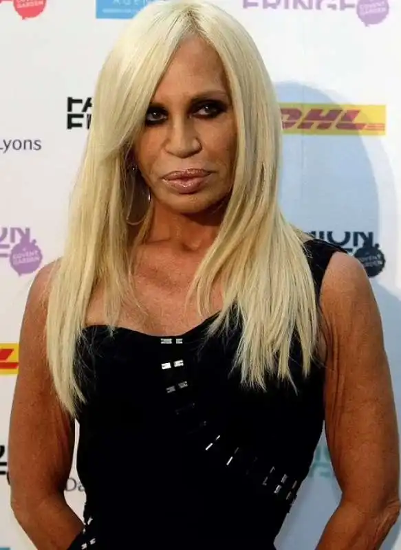 donatella versace nel 2010