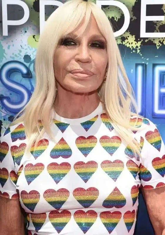 donatella versace nel 2019