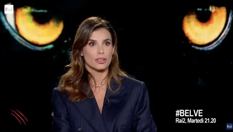 elisabetta canalis a belve. 