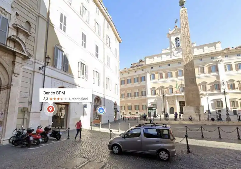 FILIALE DI BANCO BPM DAVANTI A MONTECITORIO