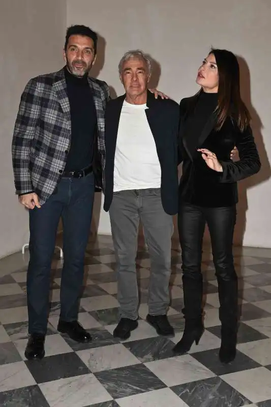 gianluigi buffon massimo giletti  ilaria damico