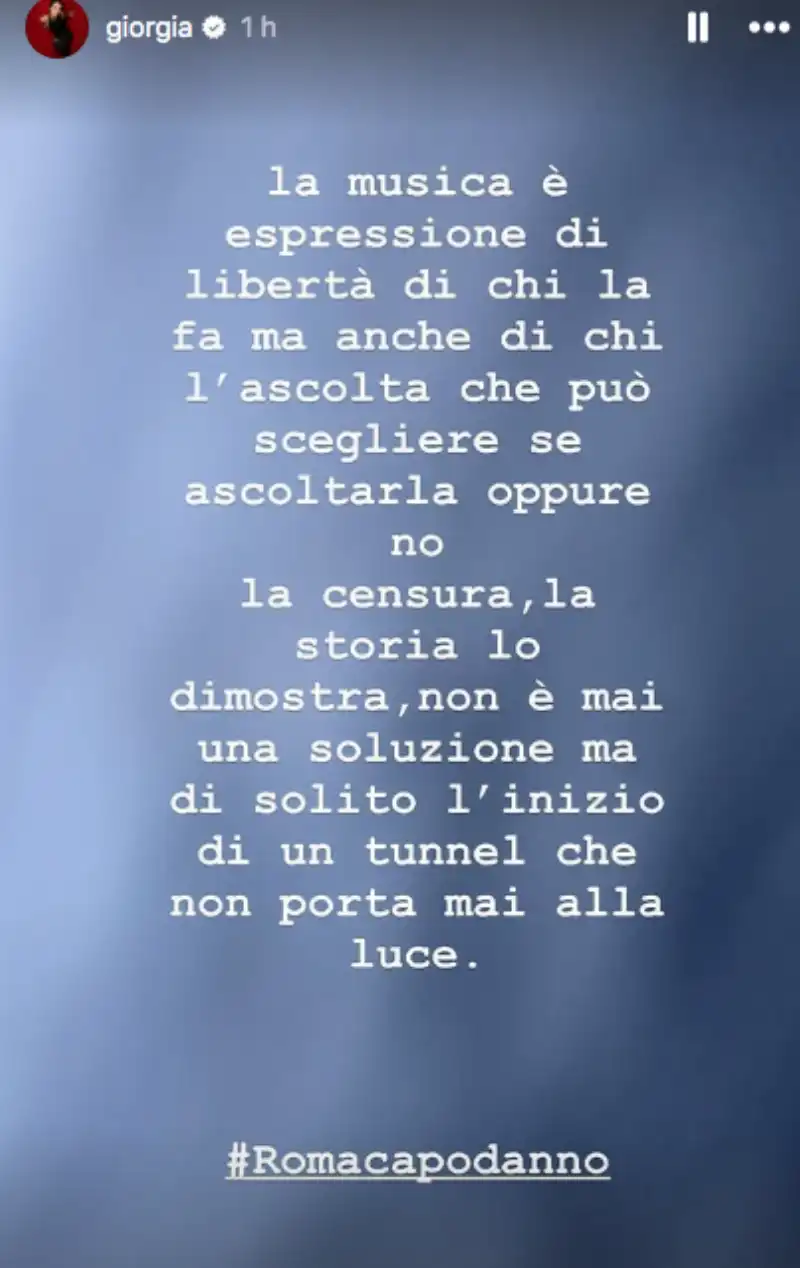 giorgia todrani solidarietà a tony effe su instagram