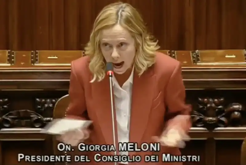 giorgia meloni al senato 