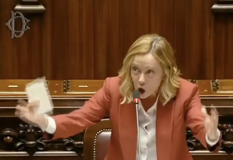 giorgia meloni al senato 