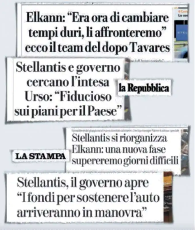 I TITOLI DI REPUBBLICA E DELLA STAMPA SULLA SVOLTA DEL GOVERNO 