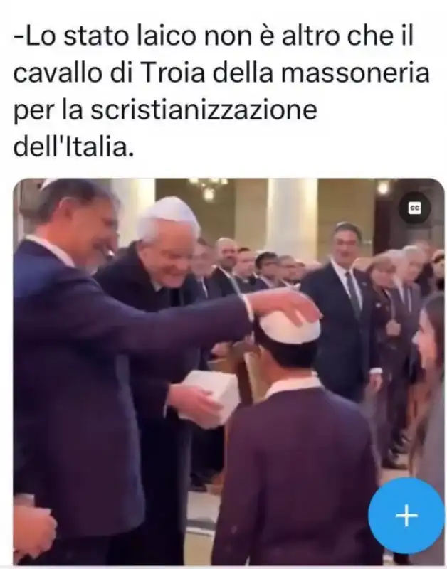 INSULTI A MATTARELLA IN VISITA ALLA SINAGOGA