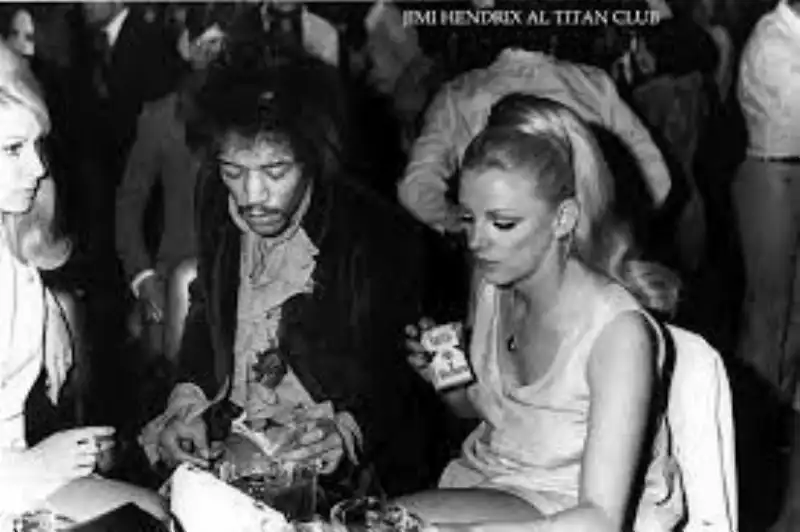 jimi hendrix e patty pravo al Titan Club