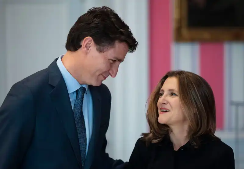  Justin Trudeau Chrystia Freeland 