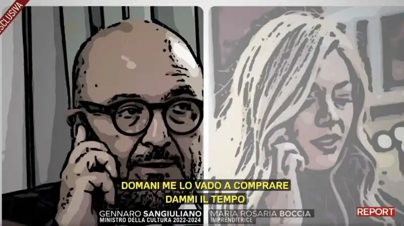 l audio della telefonata tra gennaro sangiuliano e maria rosaria boccia   report   1