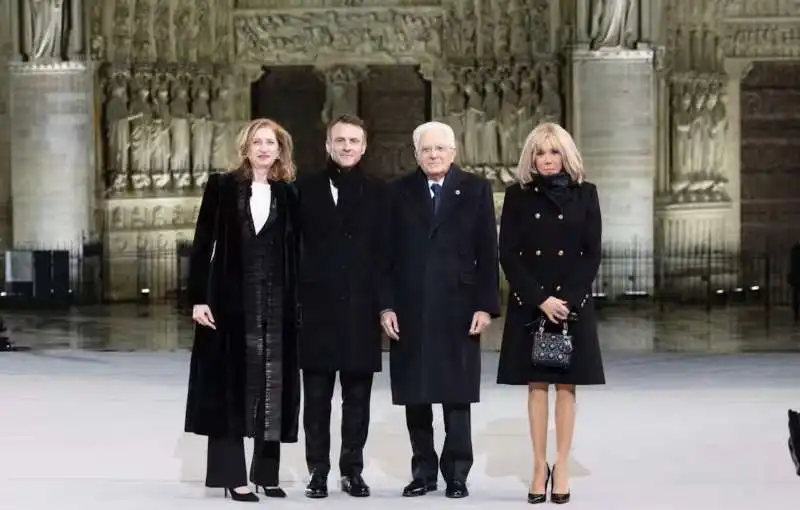 laura mattarella emmanuel macron sergio mattarella brigitte macron