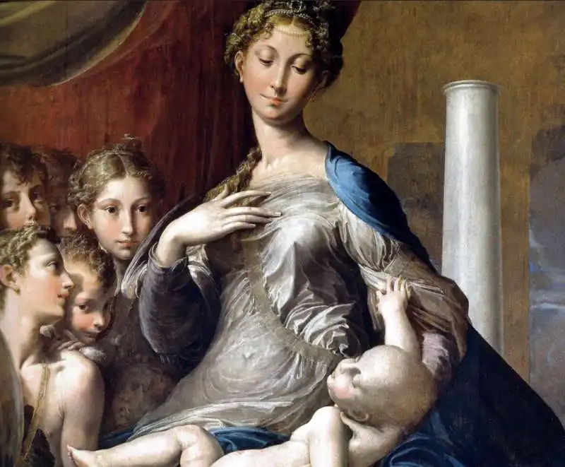 madonna dal collo lungo parmigianino 