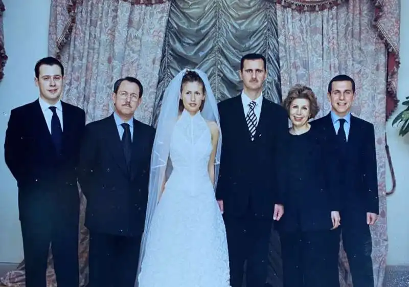 matrimonio di assad con asma 