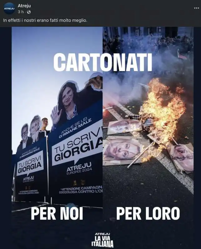 meme della pagina facebook di atreju   4