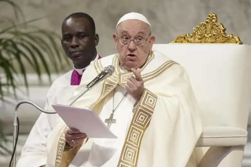 papa francesco - foto lapresse