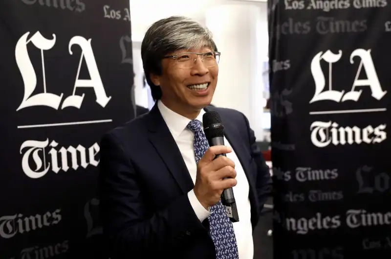 patrick soon shiong   los angeles times 