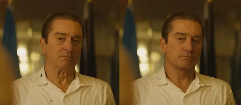 robert de niro ringiovanito in the irishman