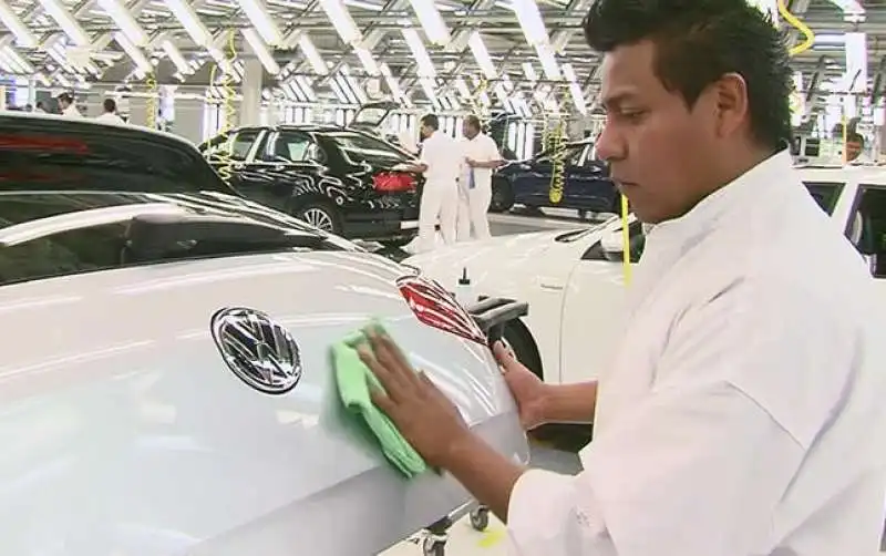 STABILIMENTO VOLKSWAGEN A PUEBLA IN MESSICO