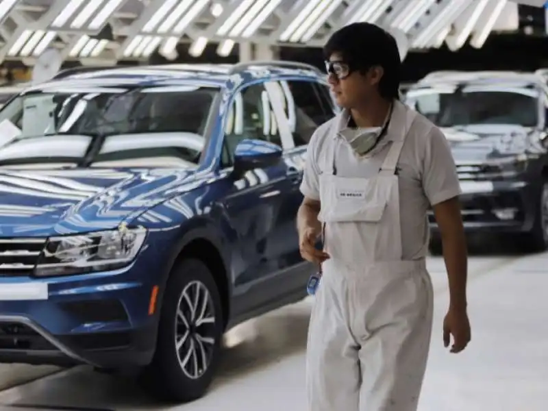 STABILIMENTO VOLKSWAGEN A PUEBLA IN MESSICO