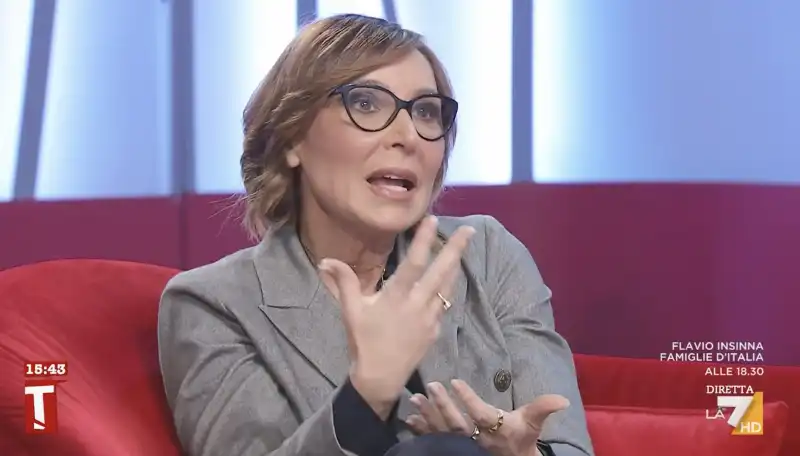 ylenja lucaselli a tagada su la7  