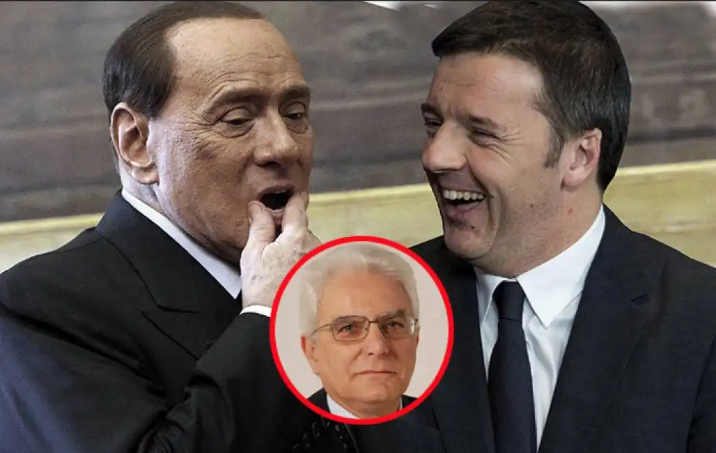 berlusconi renzi mattarella 