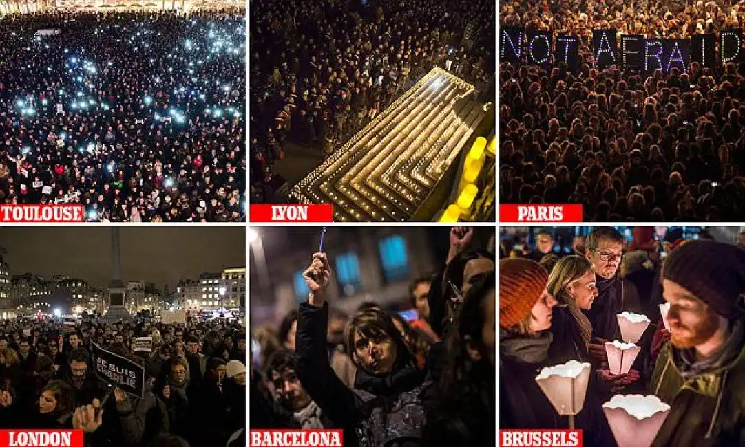  manifestazione per charlie hebdo