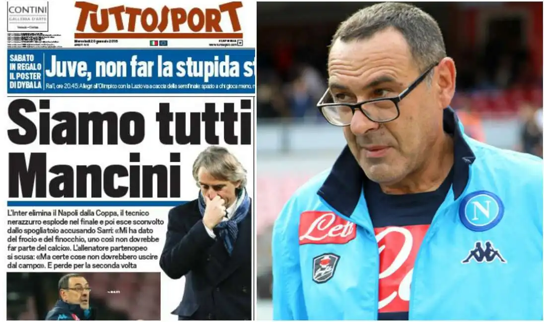 mancini sarri tuttosport