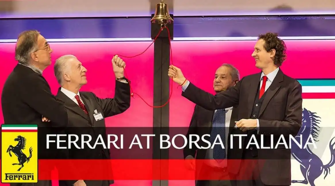 marchionne elkann ferrari borsa