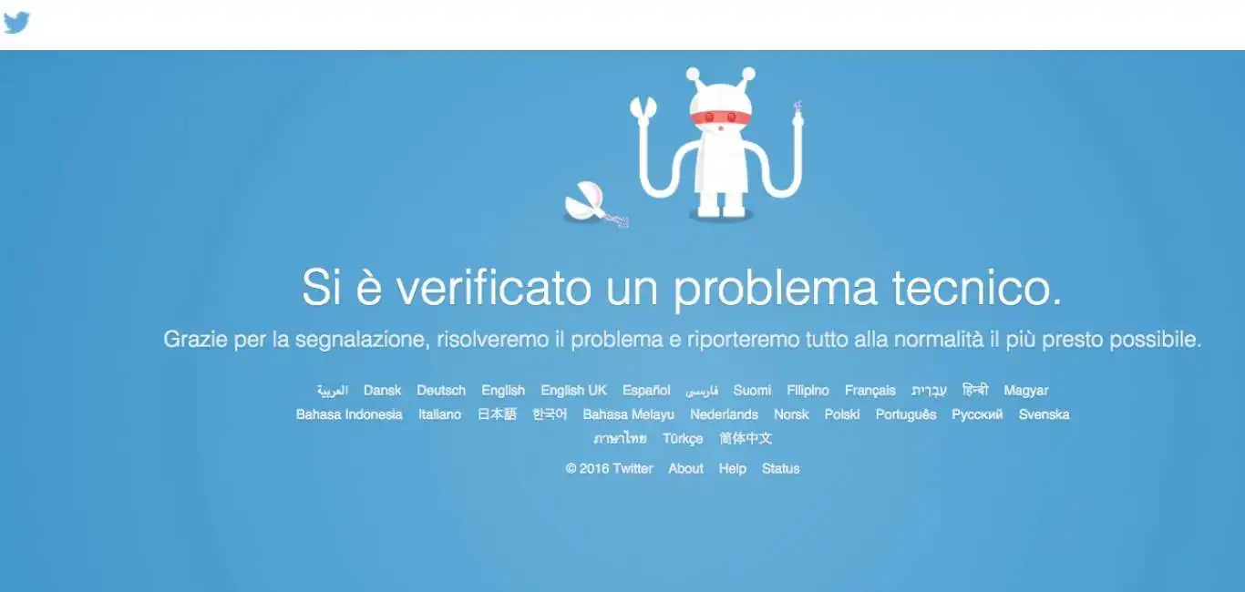 twitter down non funziona