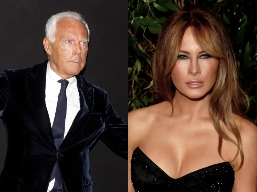 armani melania trump