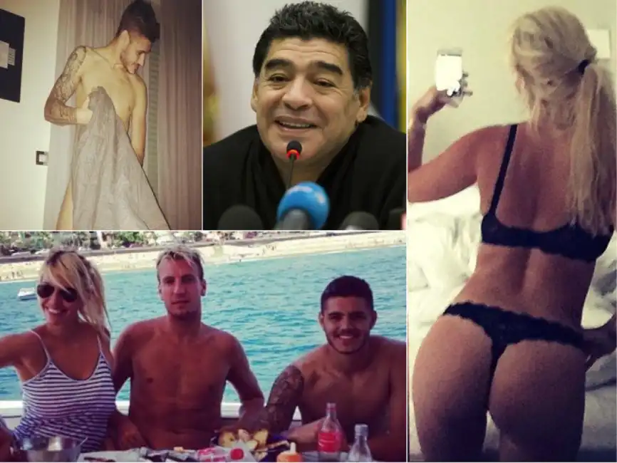 maradona icardi wanda nara