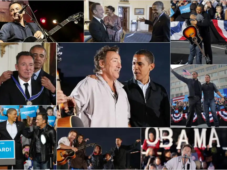 obama springsteen