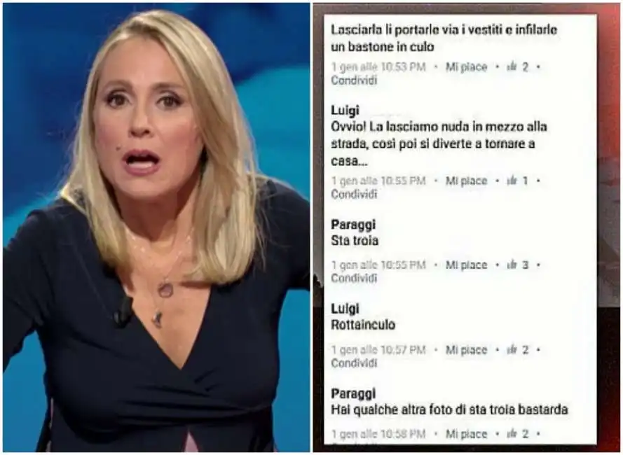 sciarelli chi l ha visto insulti 